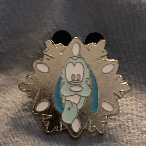 Disney Jewelry - Disney Pluto Snowflake Enamel Pin